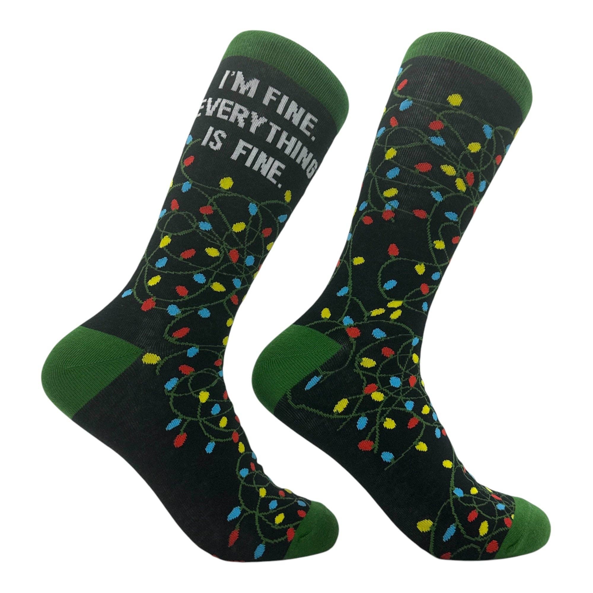 Im Fine Everything Is Fine Socks