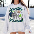 Vintage Seattle Seahawk Football Crewneck Sweatshirt