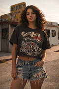 Lovers Road Relaxed Crop T-Shirt