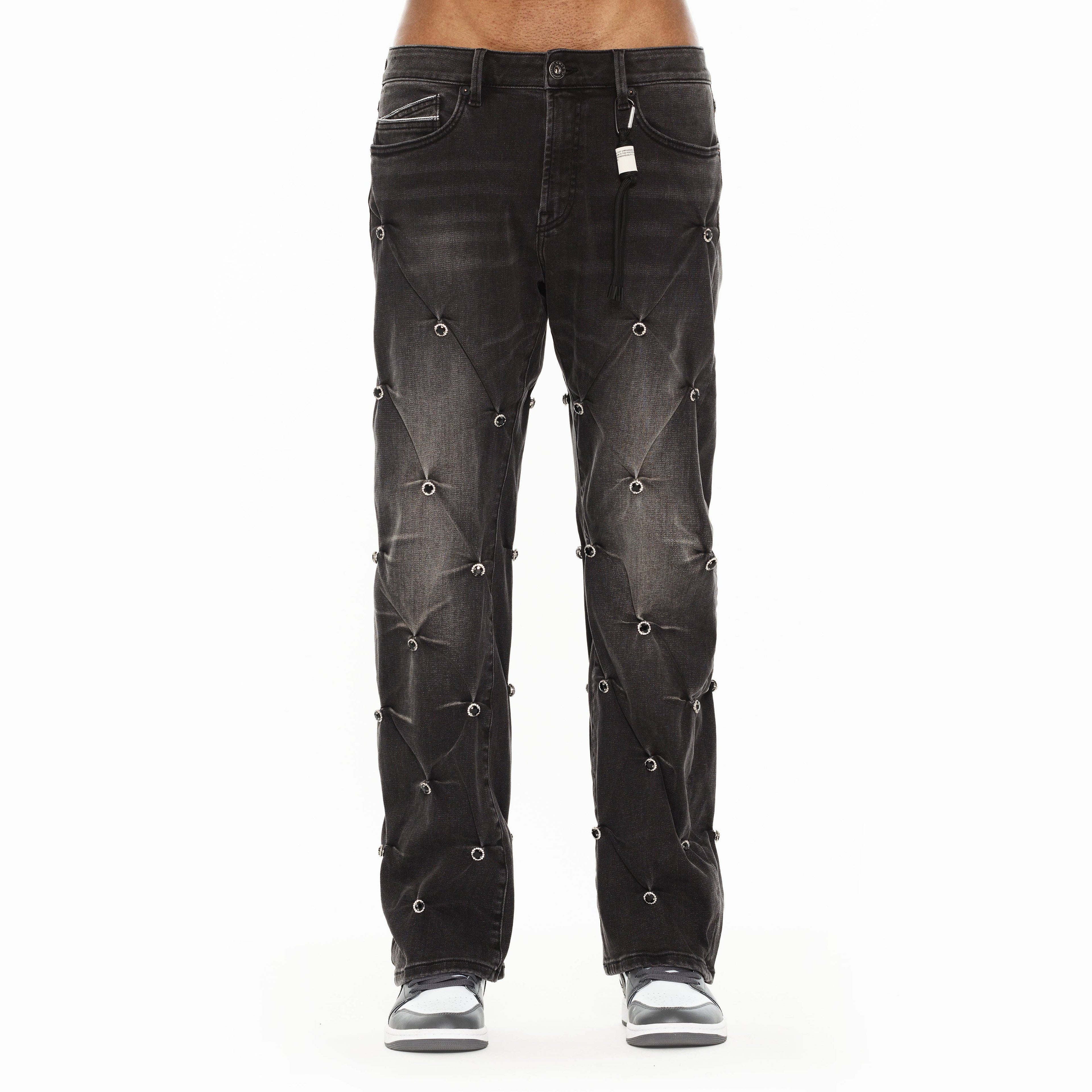 Cult X El Alfa Premium Grunge Baggy 607 Jeans in Darts