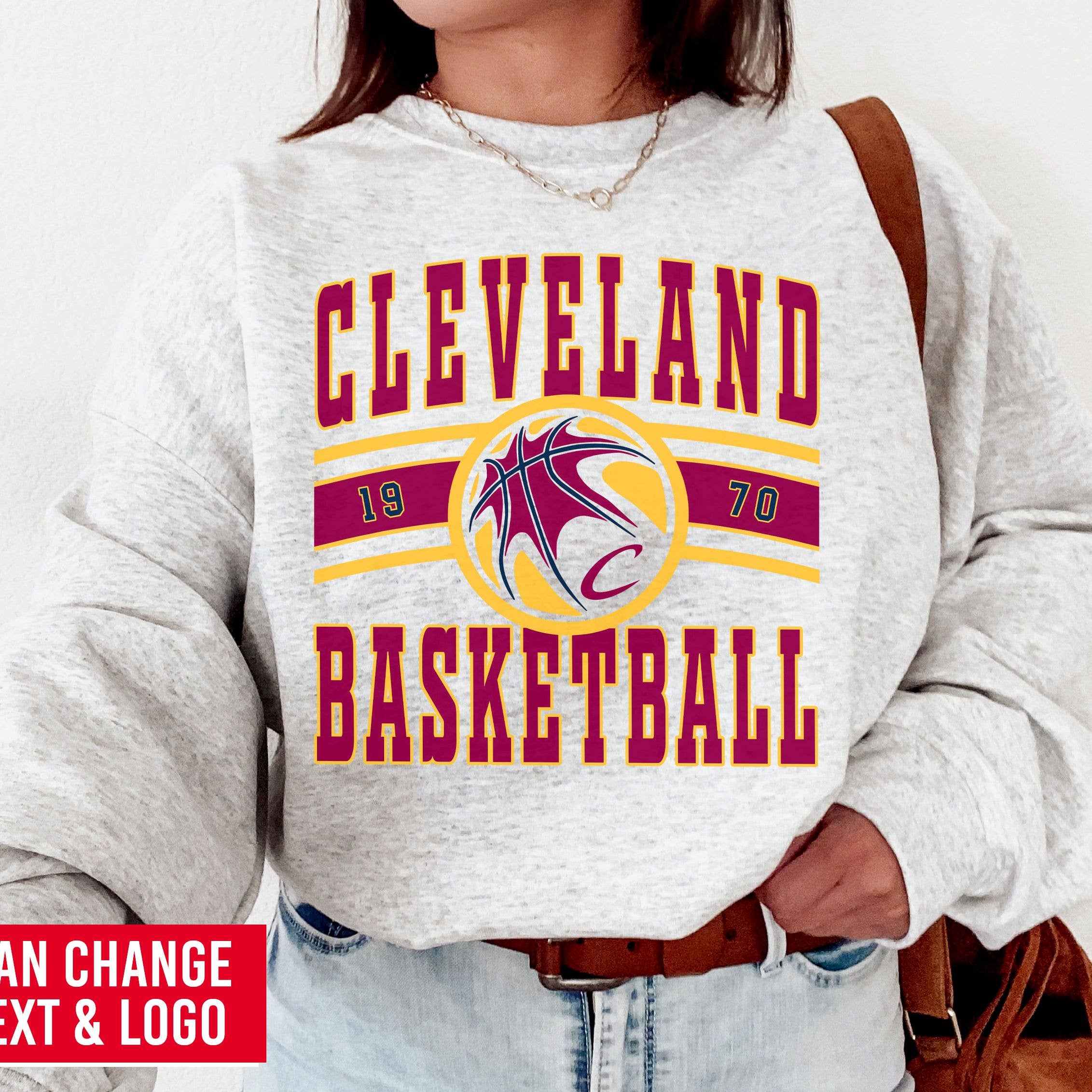 Vintage Cleveland Cavaliers Basketball Fan Sweatshirt