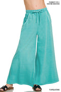 .1016 French Terry Pigment Dye & Enzyme Wash Pants w/ Pockets SI-2