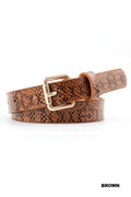 1216 Snakeskin Fashion Belt SI-29217