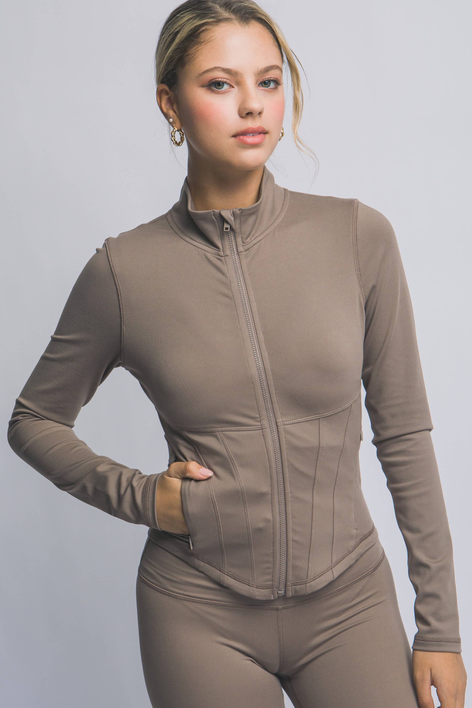 ....0129 Athletic Full Zip-Up Jacket SI-29444