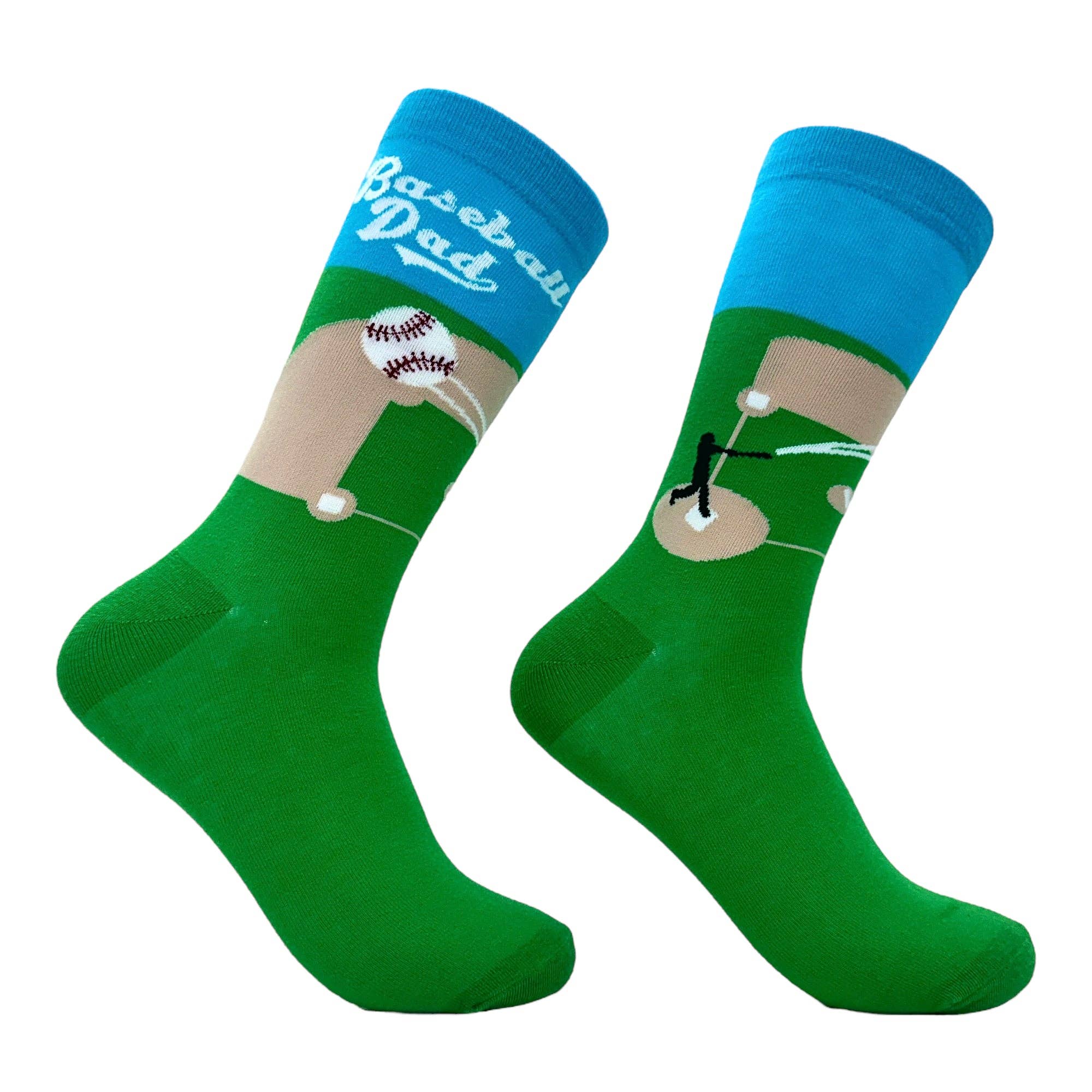 Men's Baseball Dad Socks