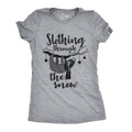 Slothing Through the Snow Women's T Shirt