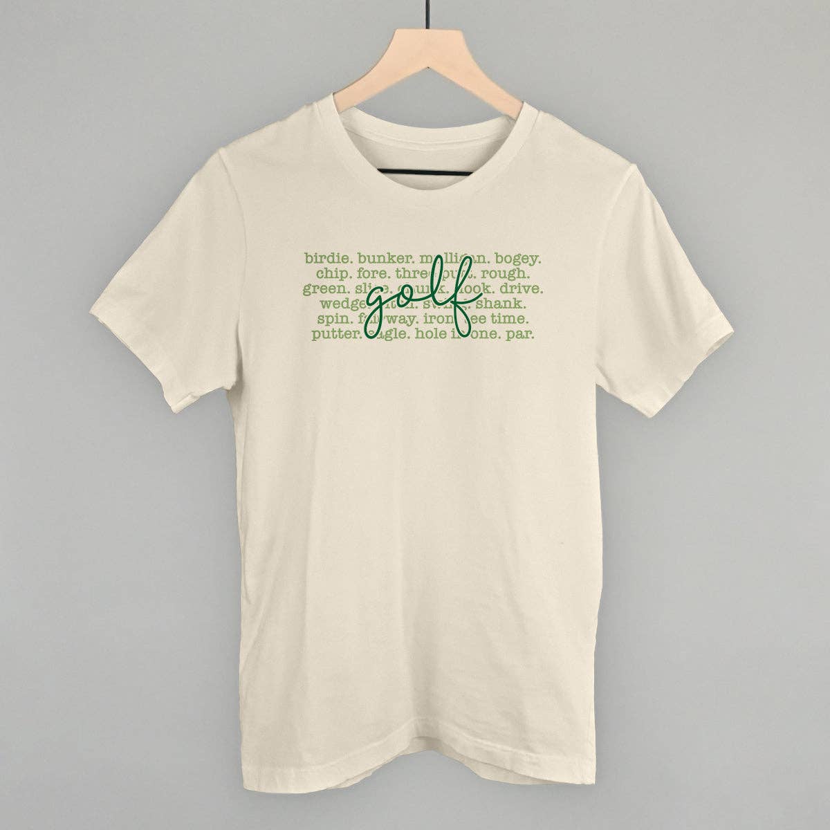 Golf Terms with Script