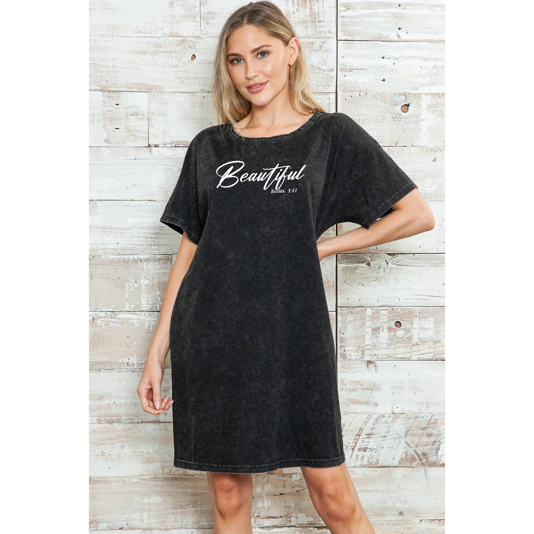 Beautiful Mineral Washed Dress