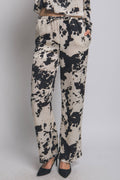 1112 Satin Low Rise Cow Pants w/ Side Pockets SI-29069