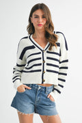3202ED Bona Striped Cardigan 4