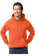 Custom Designed - Hoodie Sweatshirt (Orange) Adult, Gildan, Heavy Blend 50/50 Fleece