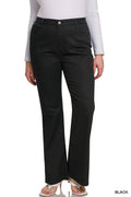 .....SI-24387 Plus Size High-Rise Bootcut Color Denim Pants