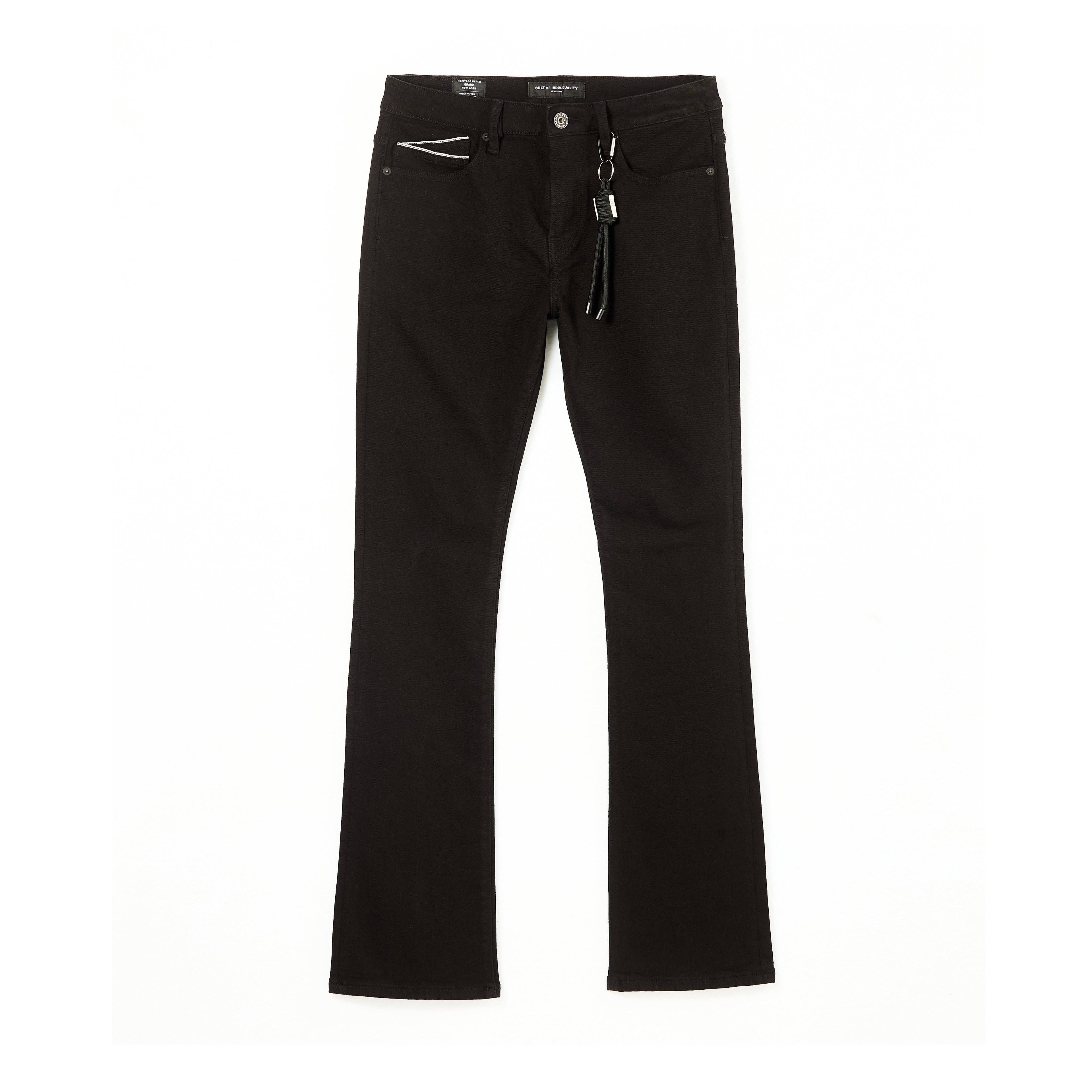 Lenny Bootcut Jeans in Triple Black