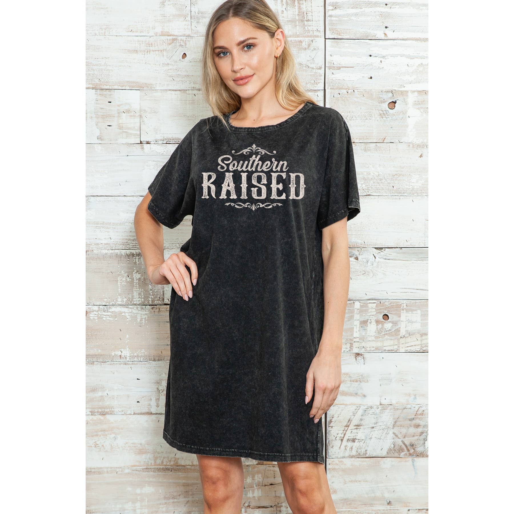 Southern Raised - Mineral Wash Dress