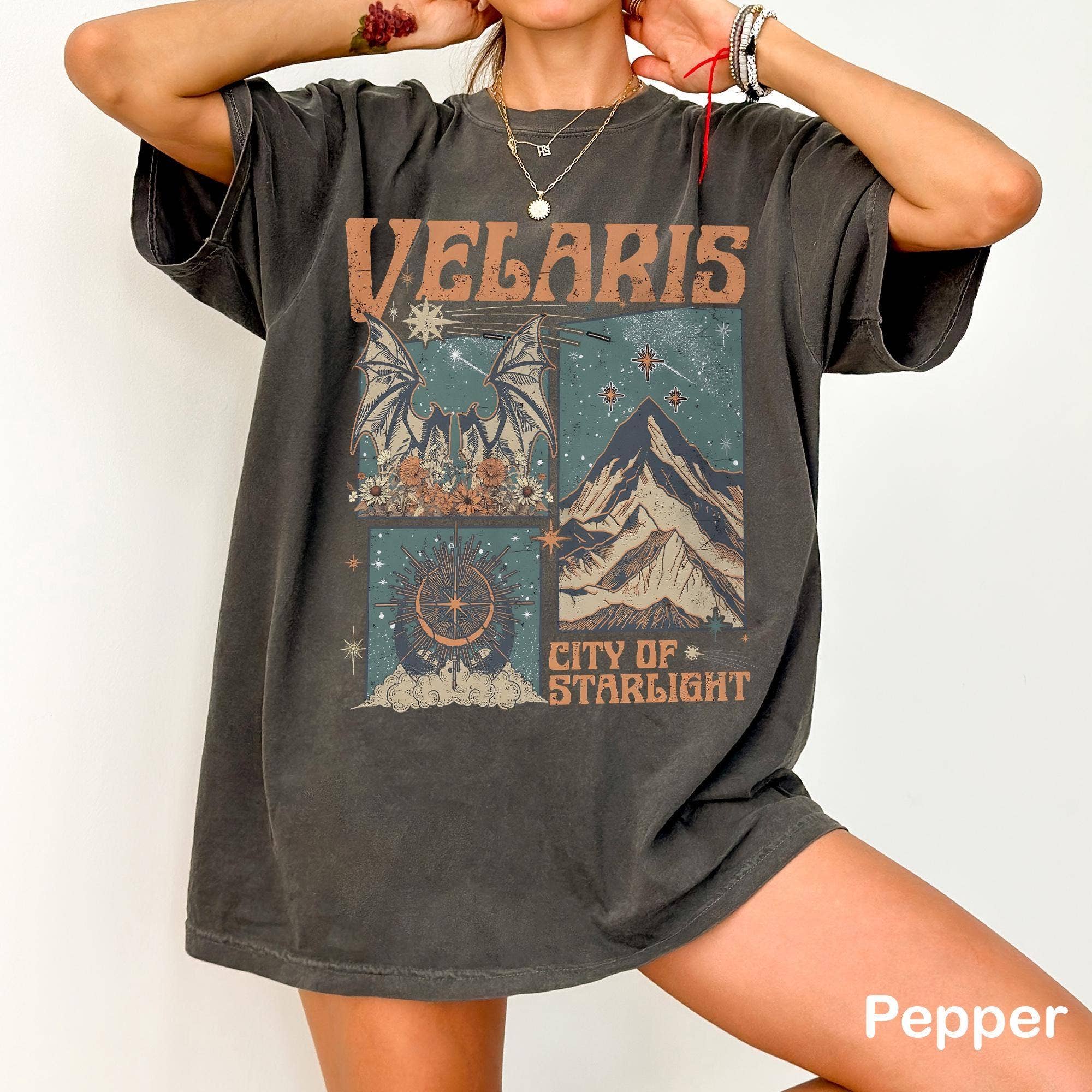 Vintage Velaris Night Court Shirt, Book Lovers Gift