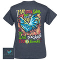 Chicken Pecked Heather Navy SS-2355