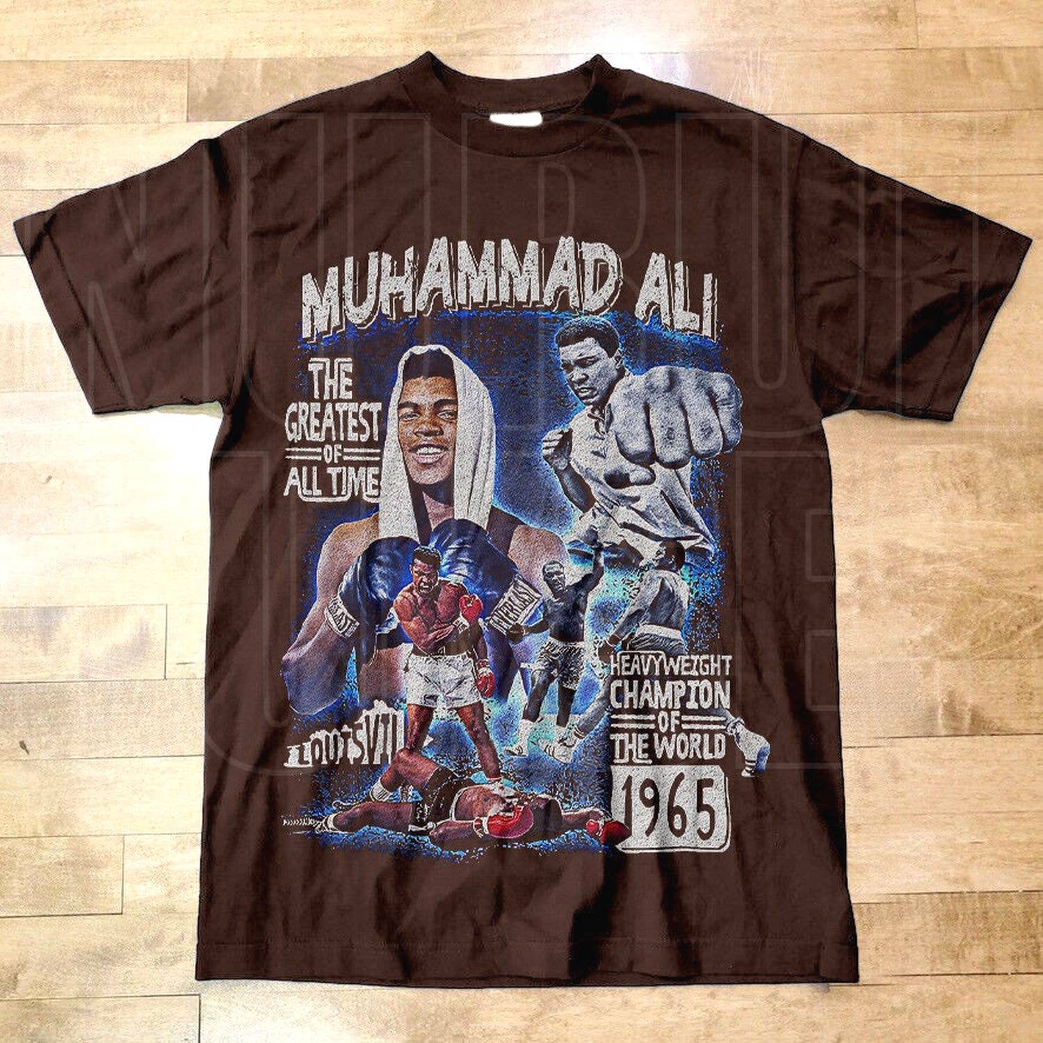 Vintage Style Muhammad Ali 90S Hip Hop Rnb Graphic Tee
