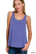 `.Flowy Rayon Sleeveless Tank Top