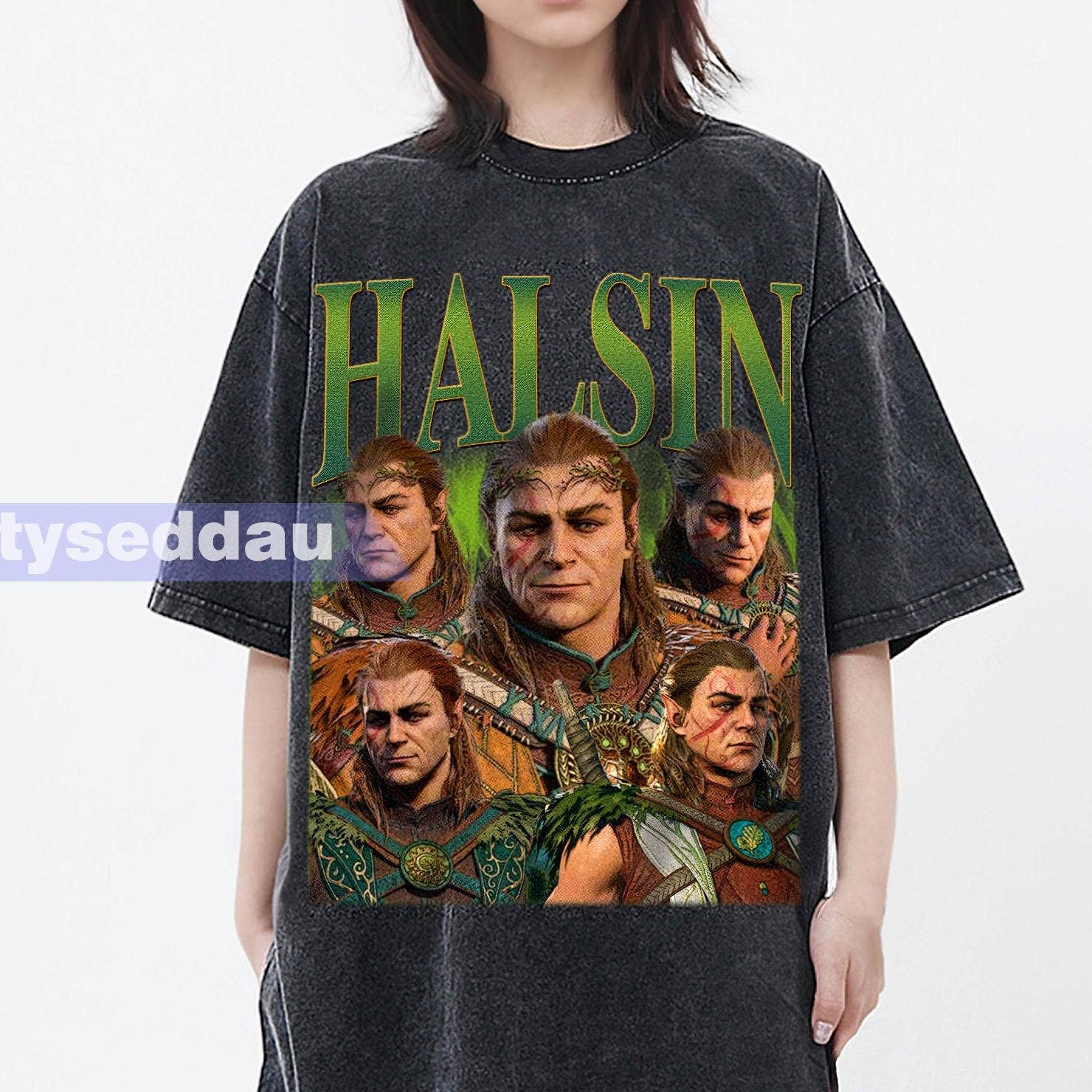 Halsin Retro 90's Graphic T-Shirt – Vintage Homage Style