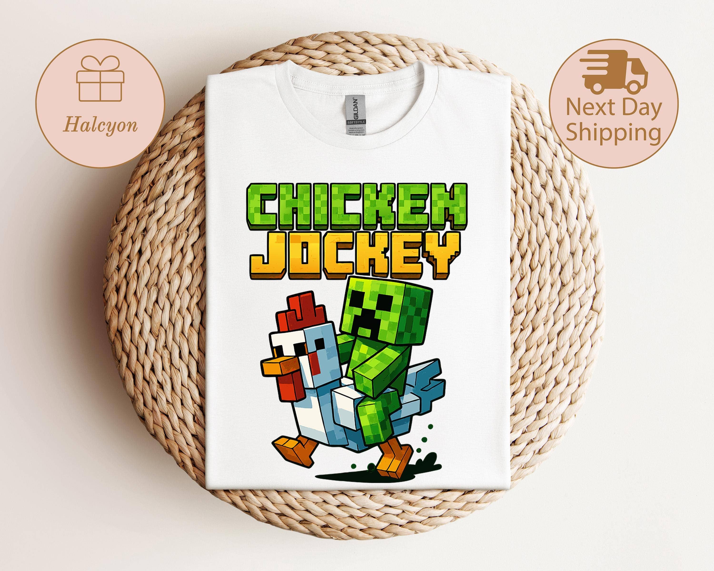 Chicken Jockey Funny Video Game Shirt Gamer Gift