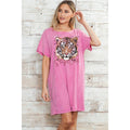 Tiger-Stay Wild Mineral Washed Dress