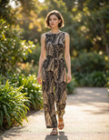 ..0128 Sleeveless Top & Wide Pants Set SI-29439