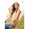 /Size Xl/ Flutter Sleeve Mixed Print Top