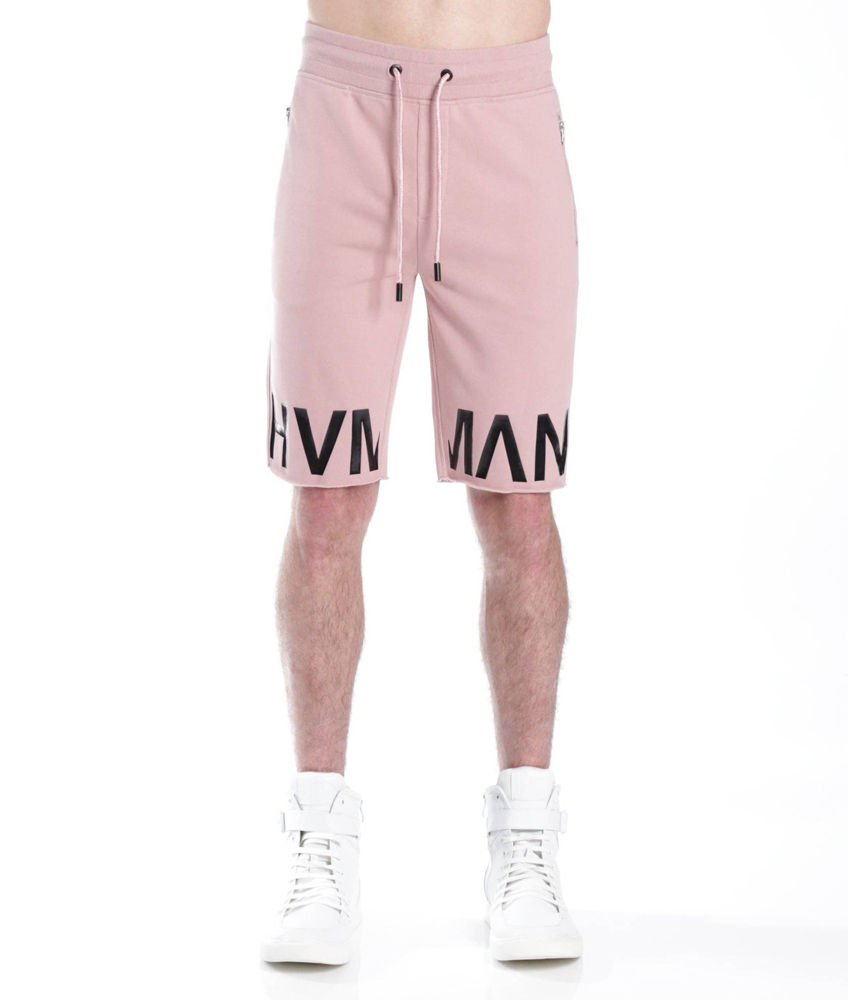 French Terry Sweatshort in Dusty Pink