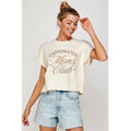 Caffenated Moms Club Vintage Graphic Crop Top