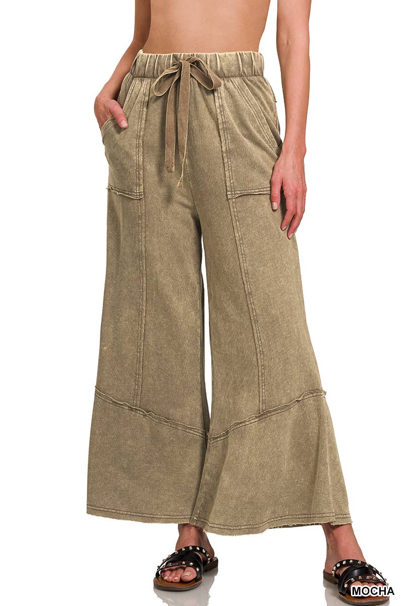 ....1022 Acid Wash Pants with Pockets SI-26242