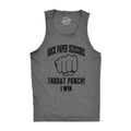 Rock Paper Scissors Throat Punch Men's Tank Top