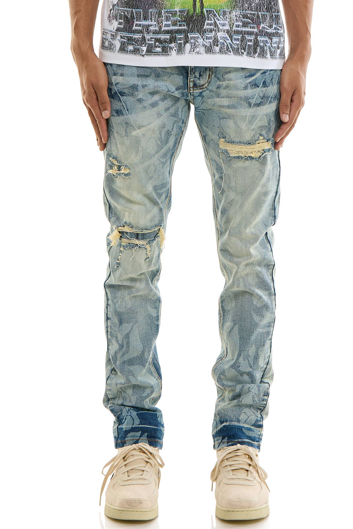 Printed Skinny Jeans