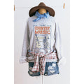 Country Music Vintage Graphic Tie Dye Sweatshirts