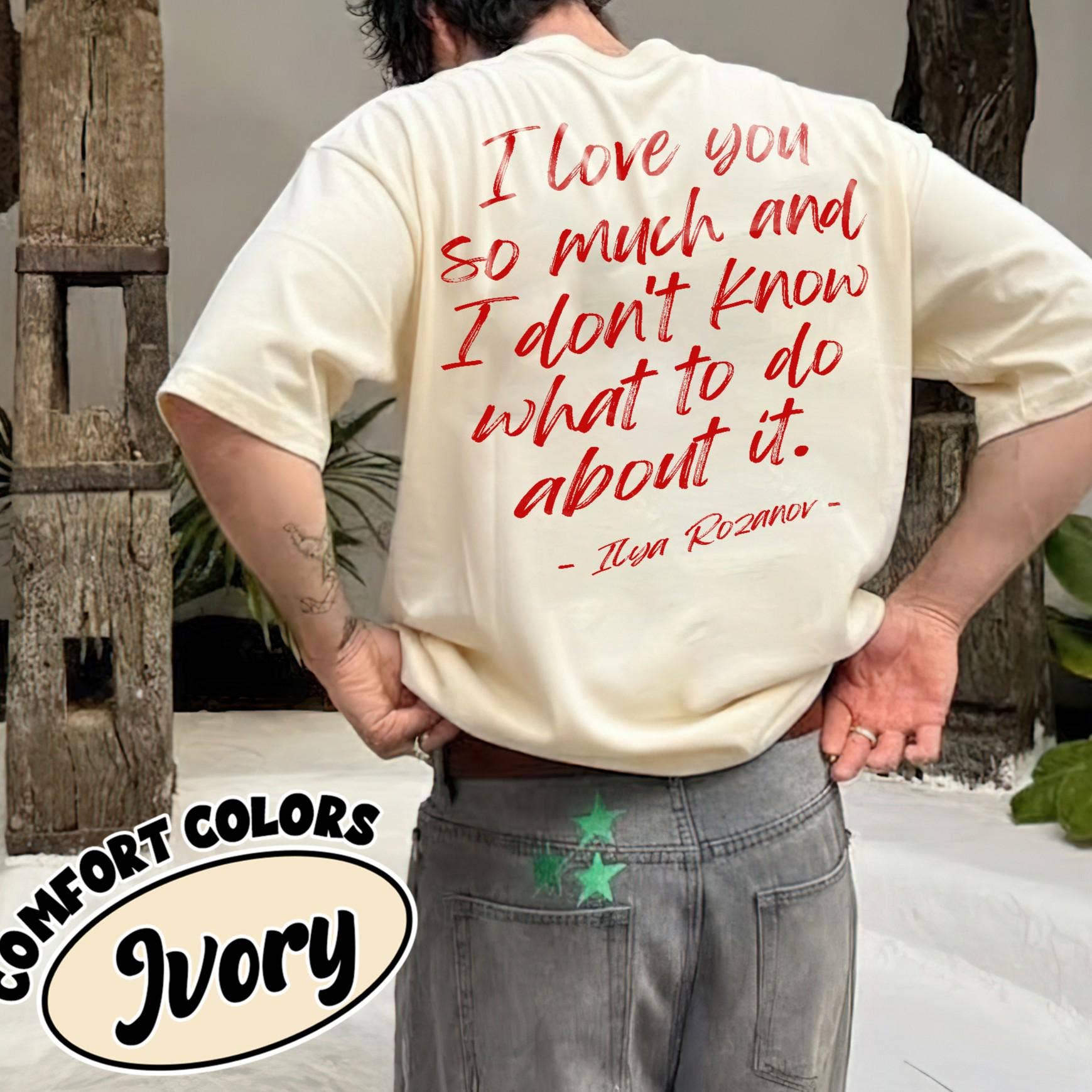 Heated Rivalry Tee - Rozanov I Love You Tshirt