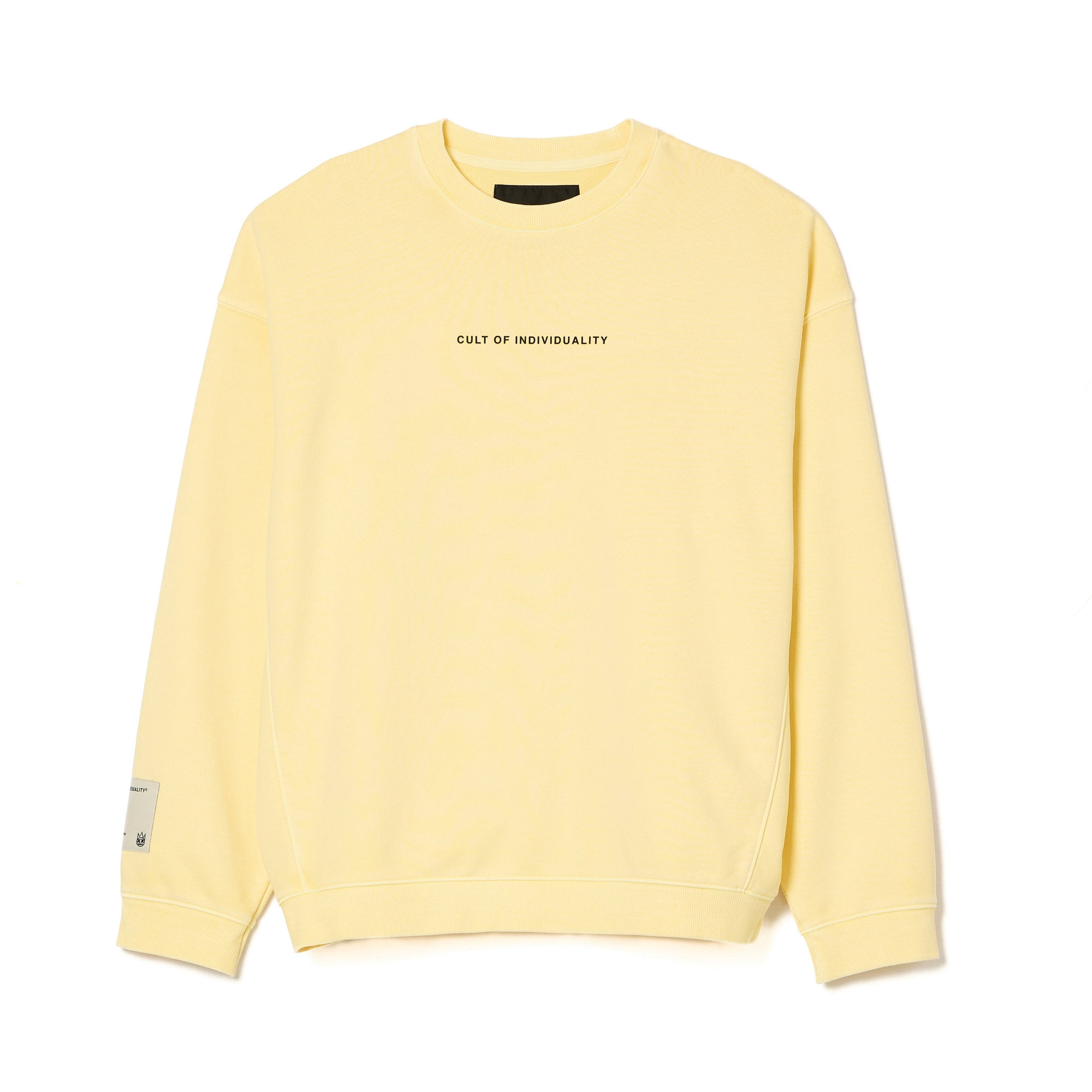 Cult's Crew Neck Fleece in Banana