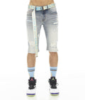 Rocker Mens Short Stretch w/ Belt in Bleach