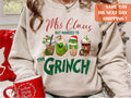 Mrs Claus and Grinch Christmas Gift Tee