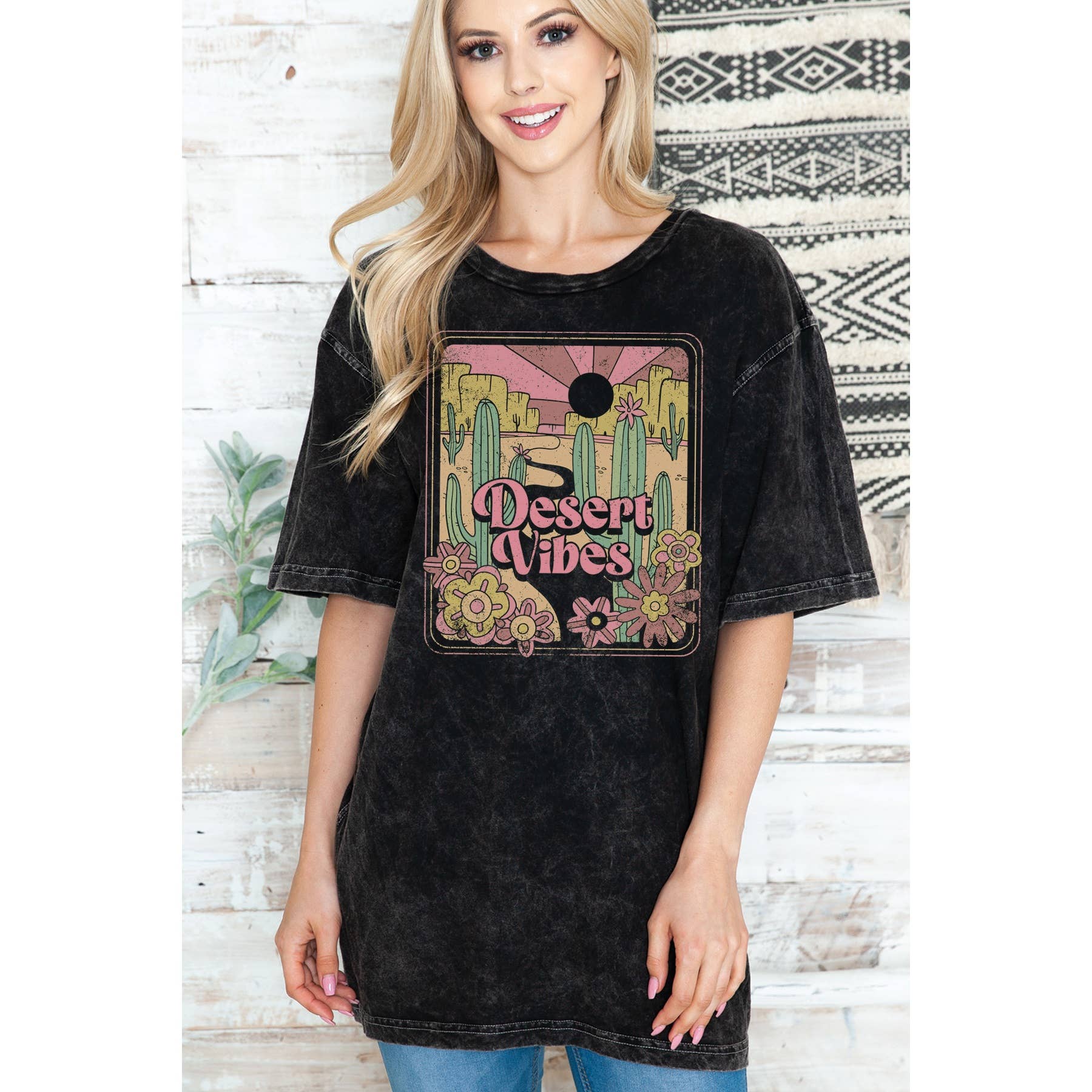 Desert Vibes  -Unisex Oversized Mineral Wash