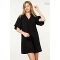/Size Xl/ Puff Sleeve Corduroy Dress