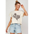 Texas  Vintage Graphic Crop Top