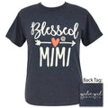 Blessed Mimi-Vintage Heather Navy SS-1945