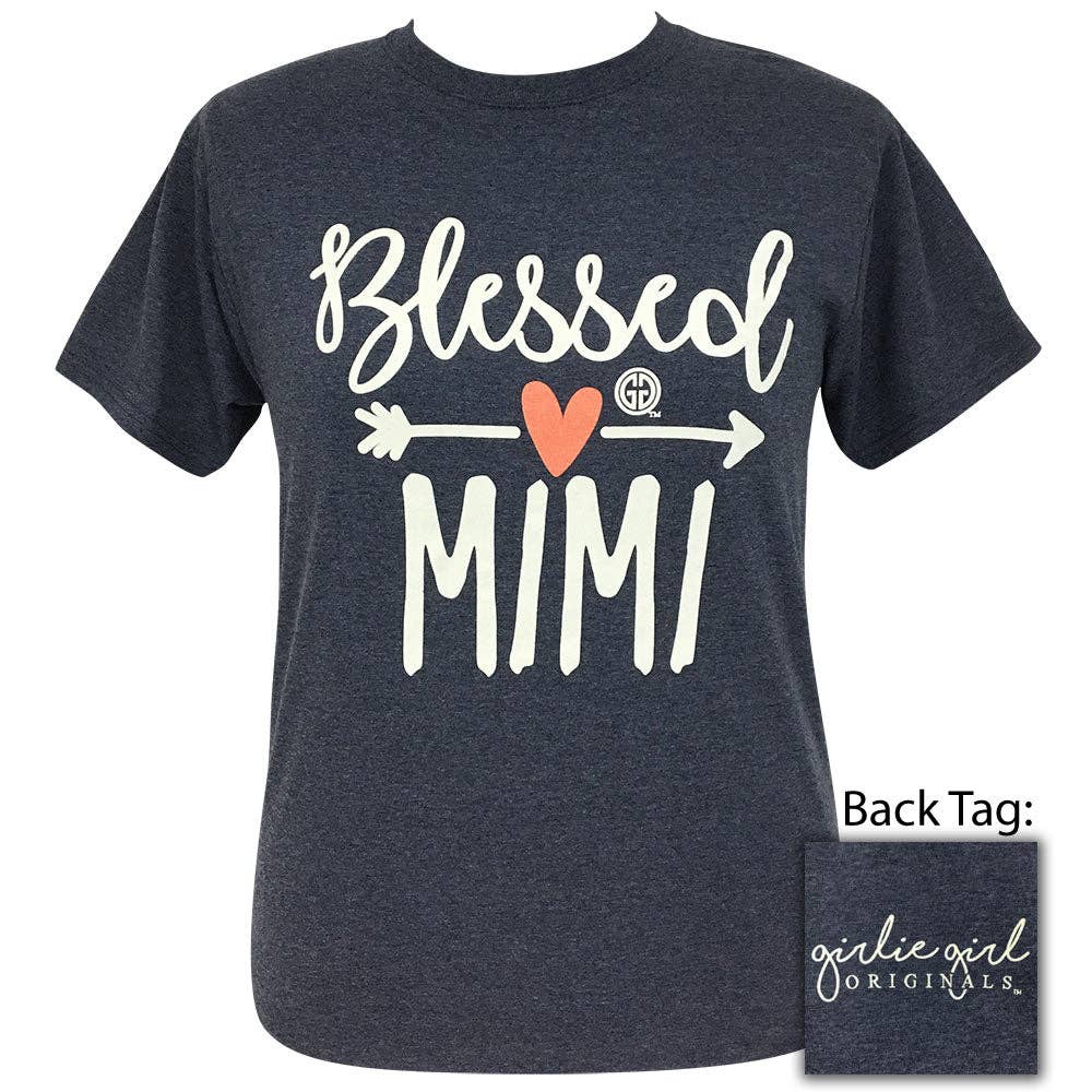 Blessed Mimi-Vintage Heather Navy SS-1945