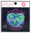 Decal/Sticker World in His Hands 2295