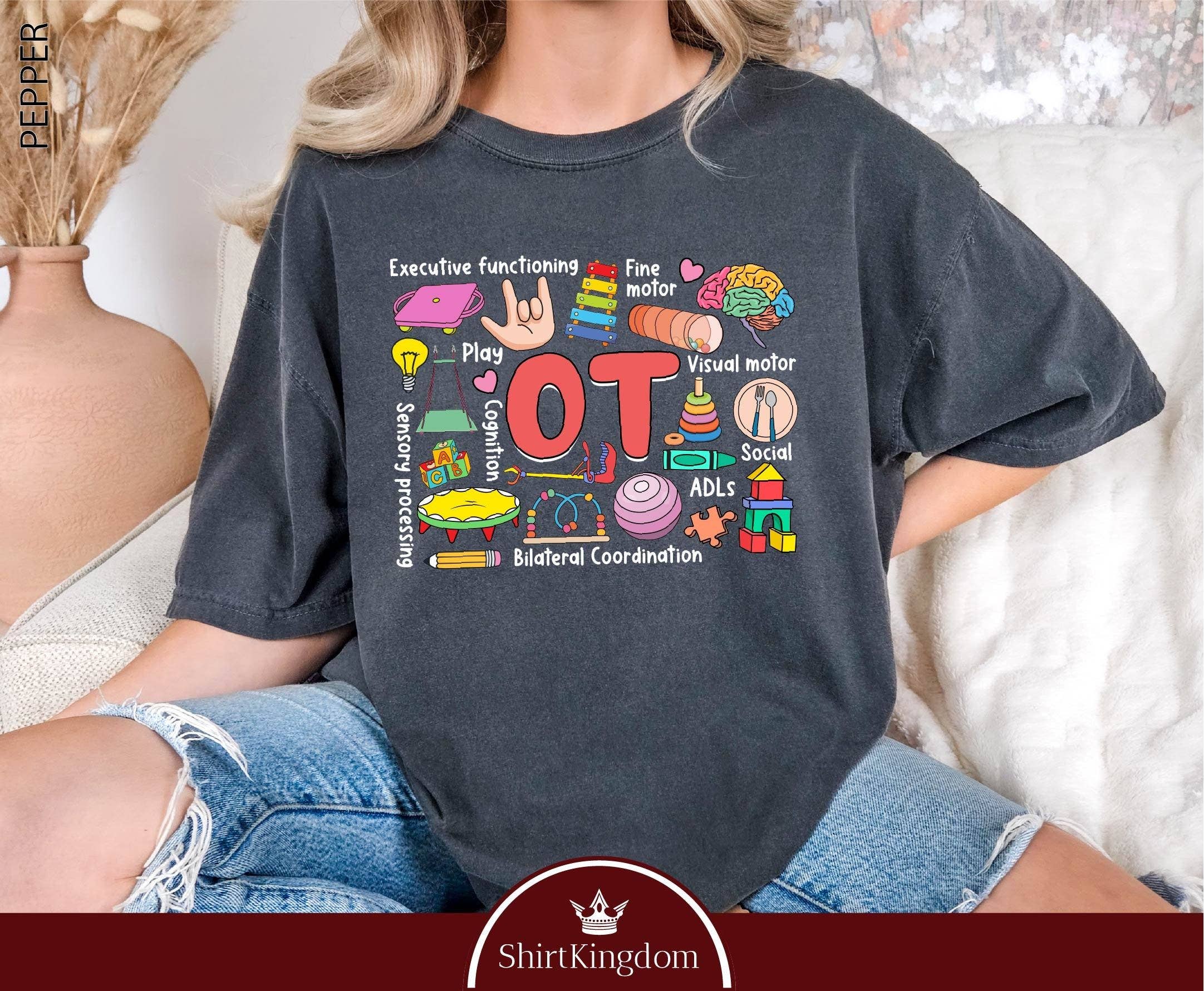 Occupational Therapy Comfort Colors Crew Shirt
