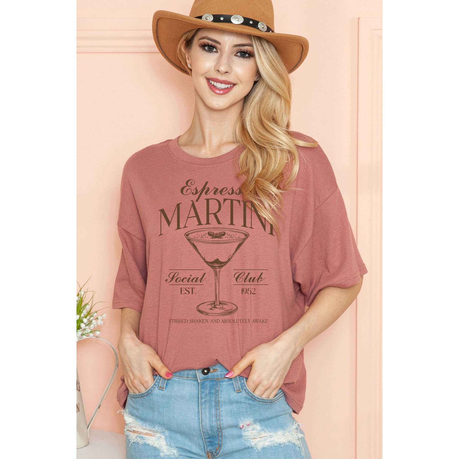 Espresso Martini Graphic Cropped Top