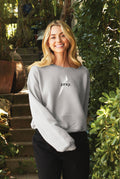 Pray. Mid Cropped Graphic Sweatshirt