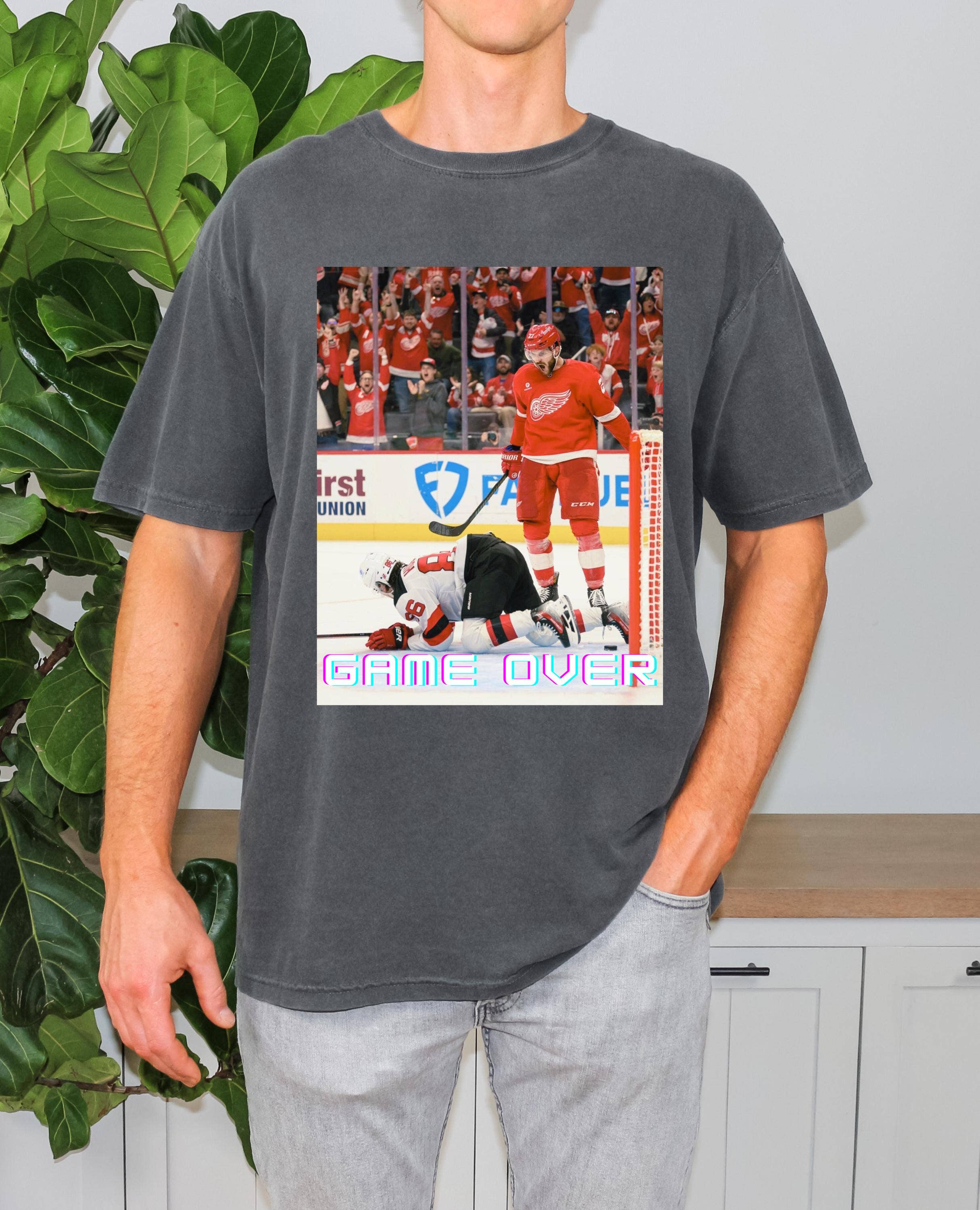 Detroit Red Wings Michael Rasmussen Hockey Fan Tee Shirt