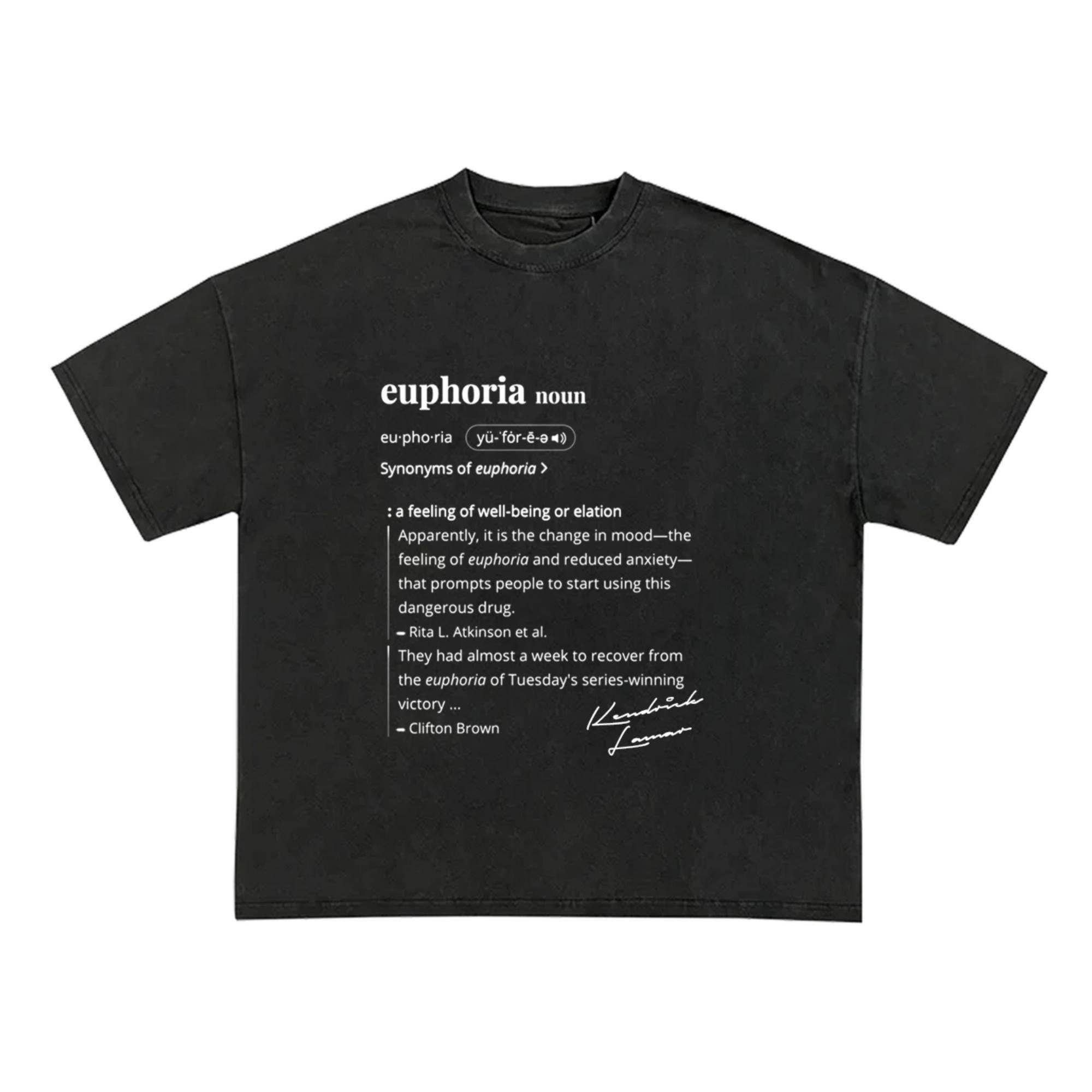 Kendrick Lamar Euphoria Graphic T-Shirt - Casual Streetwear