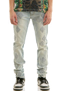 Kk Rhinestone Skinny Jeans/Pants