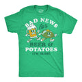 Bad News For Beer and Potatoes Im Irish Men's T Shirt